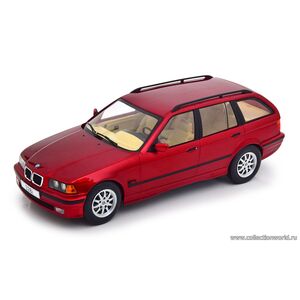 масштабные модели автомобиля BMW 3 E36 Touring 1995 бордовый 1 18
