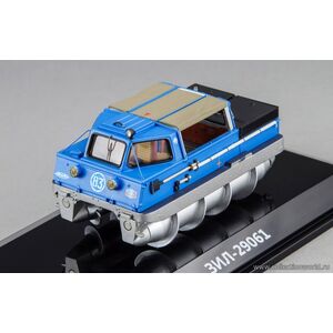 масштабные модели специальной техники ЗИЛ-29061 шнекороторный снегоболотоход вездеход 1 43