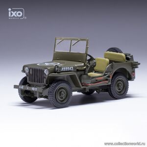 масштабные модели автомобиля Jeep Willys MB 1943 USA 1 43