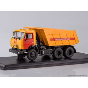 масштабные модели грузовика КАМАЗ-65115 самосвал, аварийная служба 1 43