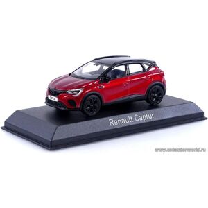масштабные модели автомобиля Renault Captur Rive Gauche 2022 красный 1 43