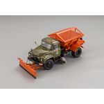 масштабная модель Пескоразбрасыватель ПР-130 Москва -1977 1 43