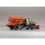 масштабная модель Пескоразбрасыватель ПР-130 Москва -1977 1 43