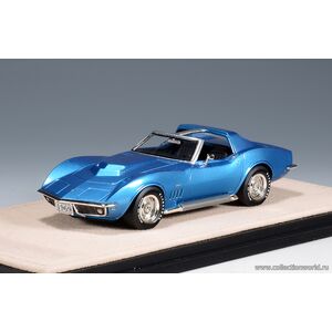 масштабные модели автомобиля Chevrolet Corvette Stingray L88 Coupe T-Roof (открытый) 1969 1 43