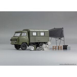 масштабные модели грузовика УАЗ-450Д АКД-64 передвижной армейский кинотеатр 1 43