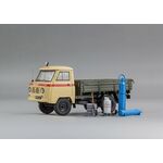 масштабная модель УАЗ-450Д «Аварийная» «ГорГаз» Душанбе, Таджикистан - 1963 г. с аксессуарами в кузове 1 43