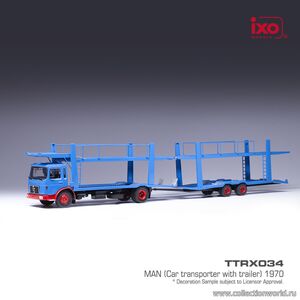 масштабные модели грузовика MAN автовоз с прицепом 1970 1 43