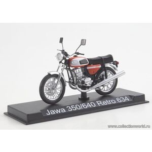 масштабные модели мотоцикла Jawa 350/640 Retro 634 Дитя ностальгии 1 24