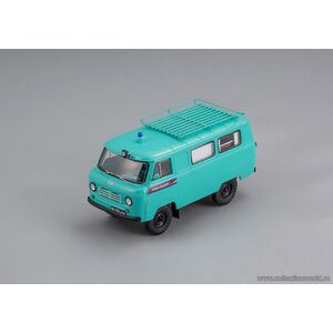 масштабные модели автомобиля УАЗ-450A Милиция с интерьером - г. Запорожье, УССР - 1963 1 43