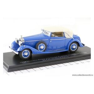 масштабные модели автомобиля Hispano-Suiza J12 Drophead Coupe by Fernandez Darrin (Paris) fully closed, 1934 1 43