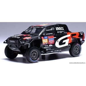 масштабные модели автомобиля Toyota GR DKR Hilux Evo T1U #243 Rally Dakar 2024 1 43