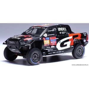 масштабные модели автомобиля TOYOTA GR DKR Hilux Evo T1U #209 7 место Rally Dakar 2024 1 43
