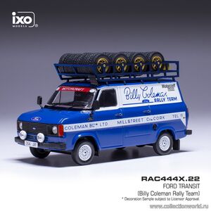 масштабные модели автомобиля FORD Transit MK II техничка с багажником и колесами на крыше 1975 1 43