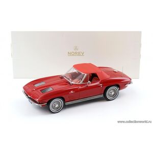масштабные модели автомобиля Chevrolet Corvette Sting Ray C2 кабриолет 1963 1 18