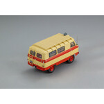 масштабная модель Советский автомобиль 450A «Передвижная Пожарная Лаборатория» с интерьером - г. Новосибирск - 1962 г. 1 43