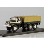 масштабная модель Миасский грузовик 43223 бортовой с тентом 1 43