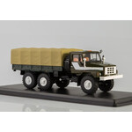 масштабная модель Миасский грузовик 43223 бортовой с тентом 1 43