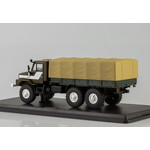 масштабная модель Миасский грузовик 43223 бортовой с тентом 1 43