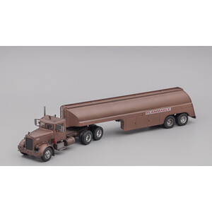 масштабные модели грузовика PETERBILT 281 с полуприцепом-цистерной 1955 Rust (из к/ф