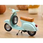 масштабная модель мотороллер VESPA 50 N 1969 голубой 1 18