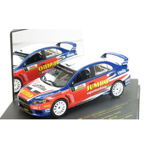 масштабные модели автомобиля Mitsubishi Lancer Evolution X #1 Tank S Rally 2009 Winner J.Van den Heuvl, M.Koluman 1 43