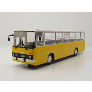 масштабные модели автобуса Ikarus 260.51 1975 белый с жёлтым 1 43