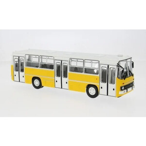 масштабные модели автобуса Ikarus 260.06 1975 белый с жёлтым 1 43