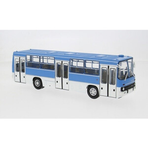 масштабные модели автобуса Ikarus 260.06 1975 белый с синим 1 43