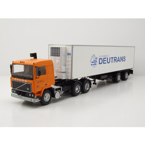 масштабные модели грузовика Volvo F12 c полуприцепом-рефрижератором Deutrans 1980 1 43
