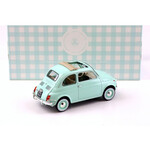 масштабная модель FIAT 500 L 1968 голубой 1 18