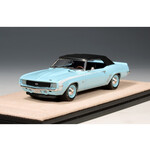 масштабная модель Chevrolet Camaro RS SS Convertible (Закрытый) 1969, голубой 1 43