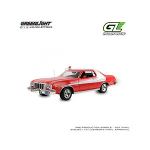 масштабные модели автомобиля Ford Gran Torino 1976 (из телесериала Старски и Хатч) красный с белым 1 24