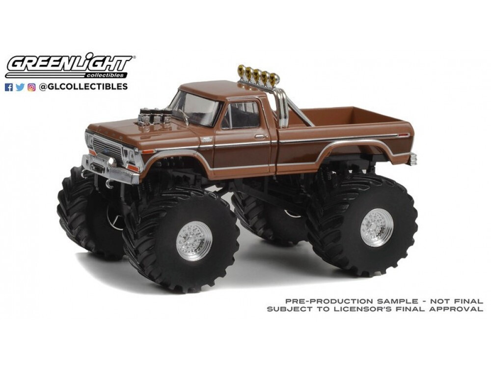 Ford F-350 Monster Truck BFT Bigfoot 1978 коричневый (колеса 66 дюймов)