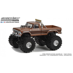 масштабные модели автомобиля Ford F-350 Monster Truck BFT Bigfoot 1978 коричневый (колеса 66 дюймов) 1 43
