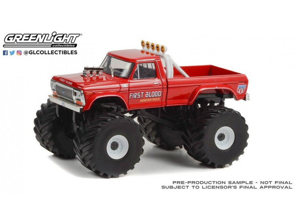 Ford F-250 Monster Truck First Blood Bigfoot 1978 красный (колеса 66 дюймов)