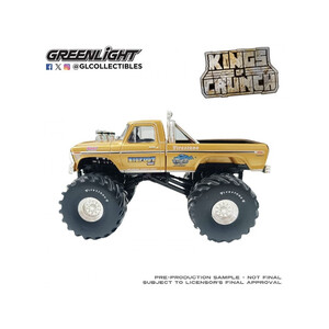 масштабные модели автомобиля Ford F-250 Monster Truck Bigfoot #1 50th Anniversary 1979 золотистый металлик 1 43