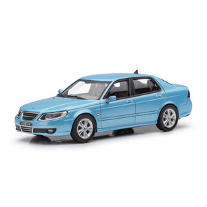 масштабные модели автомобиля SAAB 9-5 2007 electic blue 60 лет SAAB 1 43