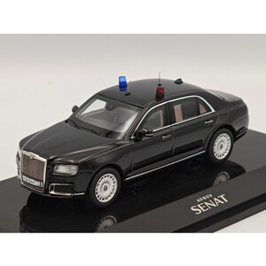 масштабные модели автомобиля Аurus Senаt black, ФCO г. Мocквa ГOH 2022г. 1 43