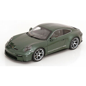 масштабные модели автомобиля Porsche 911 S/T (992) 2023 Malachite Green Metallic 1 12