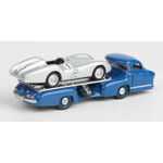 масштабная модель Набор Mercedes-Benz: Blue Wonder Renntransporter И #1 W196 Stromlinienwagen 1955 1 64