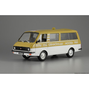масштабные модели автобуса РАФ 2907 Олимпийский огонь 1 43