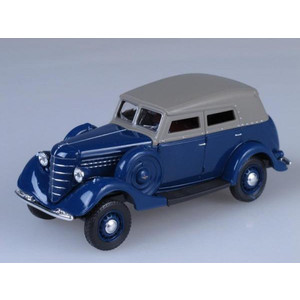 масштабные модели автомобиля Горький-61 фаэтон, синий/серый тент. 1 43