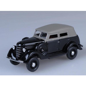 масштабные модели автомобиля Горький-61 фаэтон, черный/серый тент. 1 43