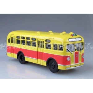 масштабные модели автобуса ЗИС 155 ( желто-красный ) 1 43