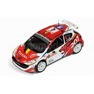 масштабные модели автомобиля PEUGEOT 207 S2000 №4 2nd Rally Monte Carlo (F.Loix - I.Smets) 2009 1 43