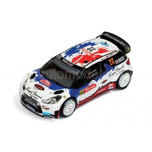 масштабные модели автомобиля CITROEN DS3 WRC №22 Rally Monte-Carlo (B.Bouffier - X.Panseri)2013 1 43