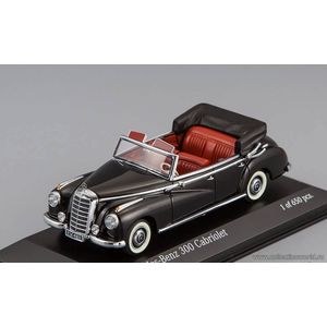 масштабные модели автомобиля MERCEDES-BENZ 300 CABRIOLET (W186) - 1952 - BLACK L.E. 650 pcs 1 43