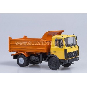 масштабные модели грузовика МАЗ 5551 самосвал 1998 г 1 43