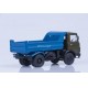 масштабная модель МАЗ-5551 самосвал, ранняя кабина 1988 г, хаки/синий 1 43