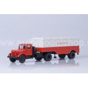 масштабные модели грузовика МАЗ 200В с полуприцепом МАЗ 5217 1 43